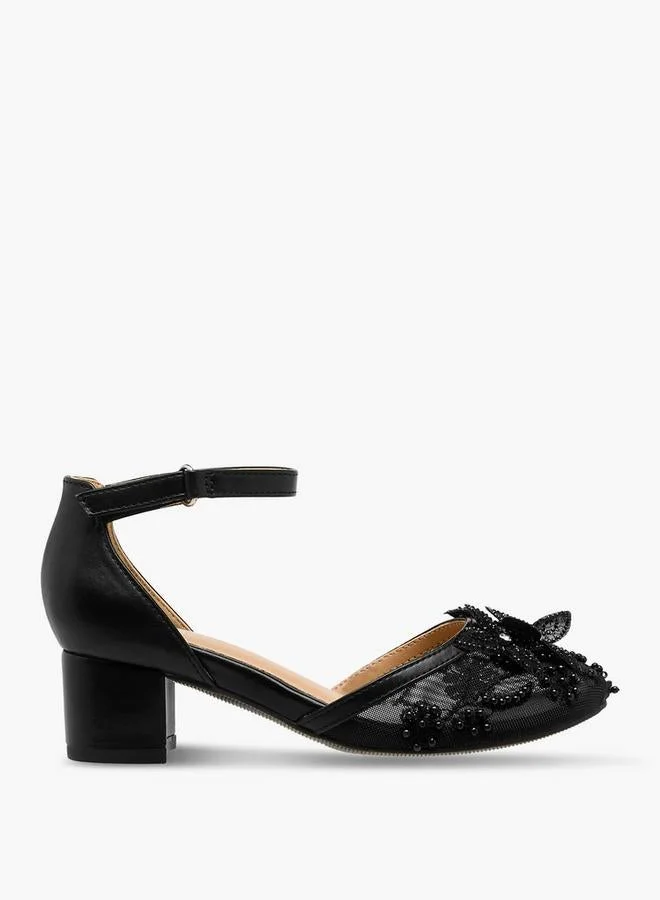 Celeste Girls Block Heel Sandals Ramadan Collection